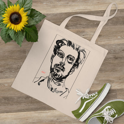 Tote Bag - Motiv: Marius, einseitig bedruckt, H 30,5 cm