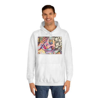 Unisex College Hoodie - Motiv: Front Mara, H 23,5 cm