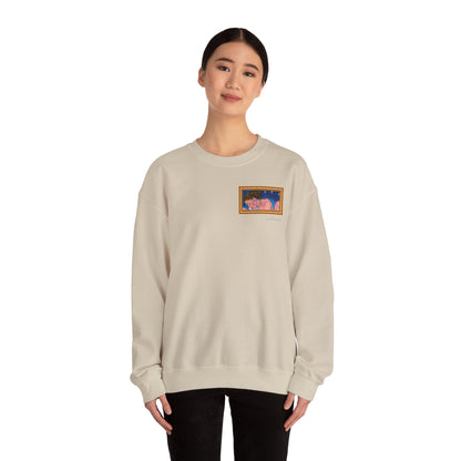 Unisex Heavy Blend™ Crewneck Sweatshirt - Motiv: Front Alva (Ausschnitt) &  Rückseite Alva