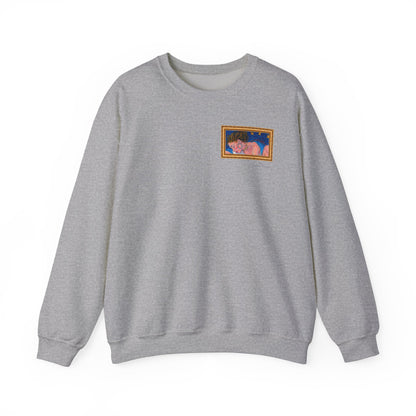 Unisex Heavy Blend™ Crewneck Sweatshirt - Motiv: Front Alva (Ausschnitt) &  Rückseite Alva