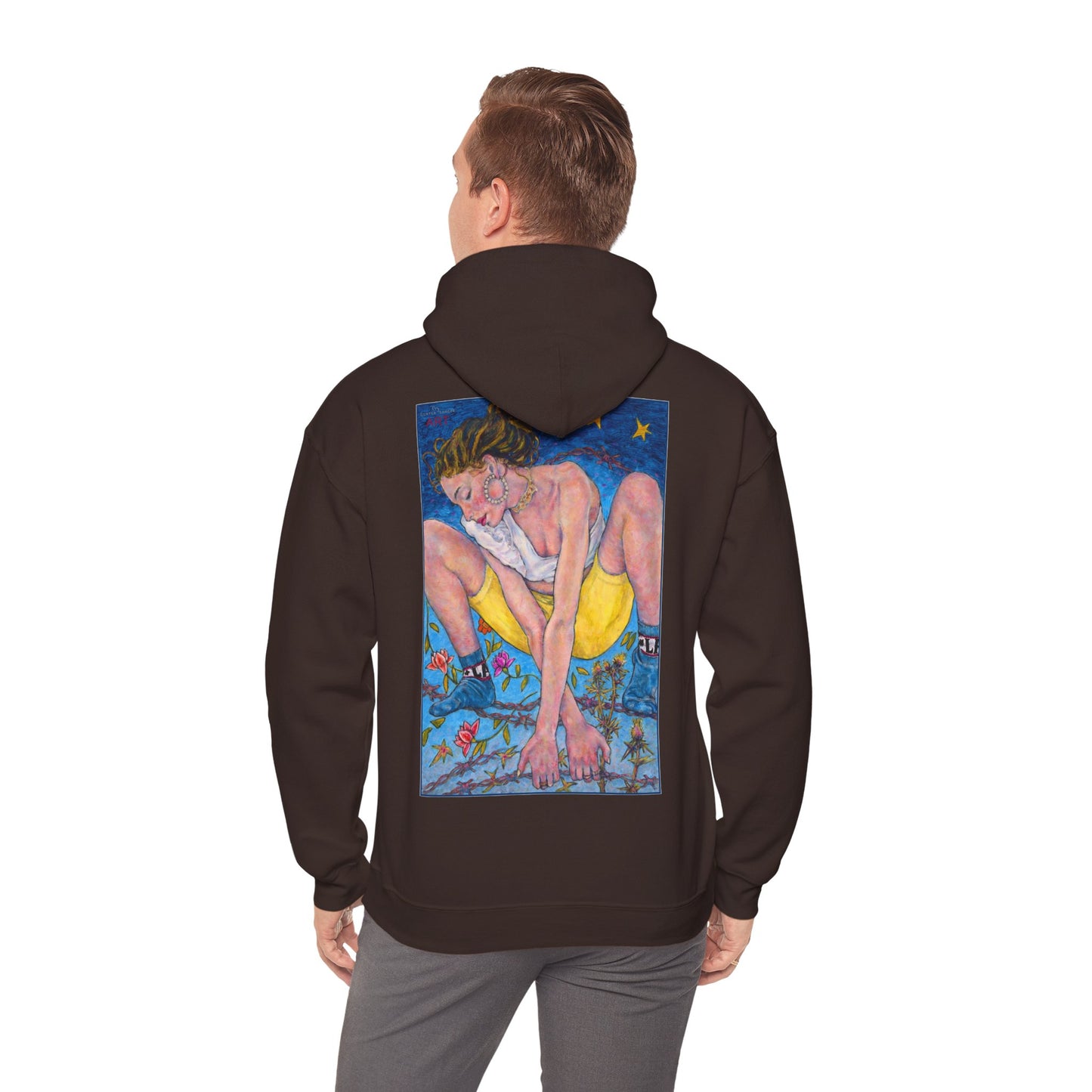 Unisex Heavy Blend™ Hooded Sweatshirt - Motiv: Rückseite "Alva", H43 cm