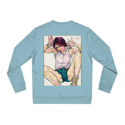 Unisex Changer Sweatshirt - Motiv: Front Nike, H12 cm (klein) & Rückseite Nike, H 43 cm