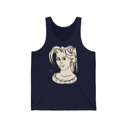 Unisex Jersey Tank- Motiv "Magda" H 32 cm