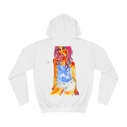 Unisex College Hoodie -  Motiv: Steffi (klein) & Steffi