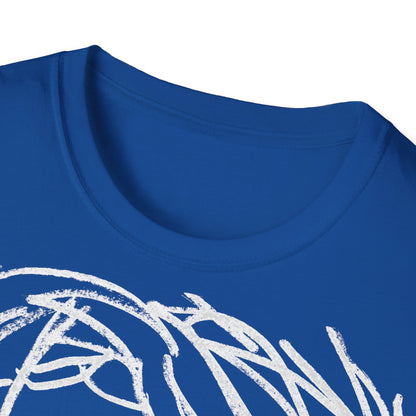 Unisex Softstyle T-Shirt - Motiv: Front Raja, H 49cm sw