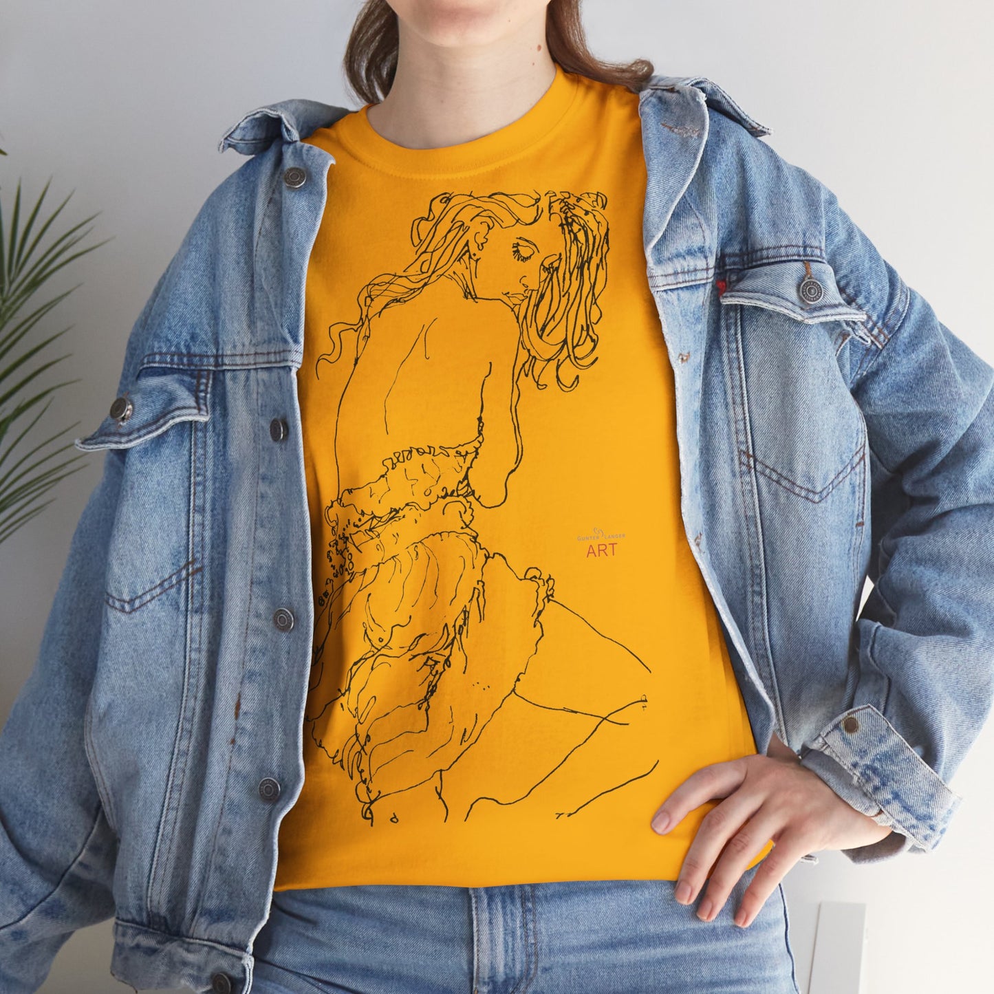 Unisex Heavy Cotton Tee - Motiv: Front Giselle