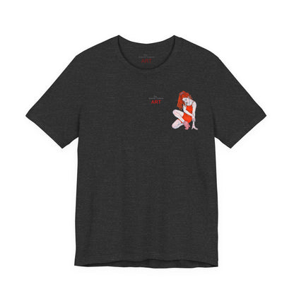 Unisex Jersey Short Sleeve Tee - Motiv: Front Julia, H12,5 cm