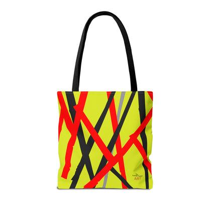 Tote Bag (AOP) - Motiv: Mikado, Hellgrün