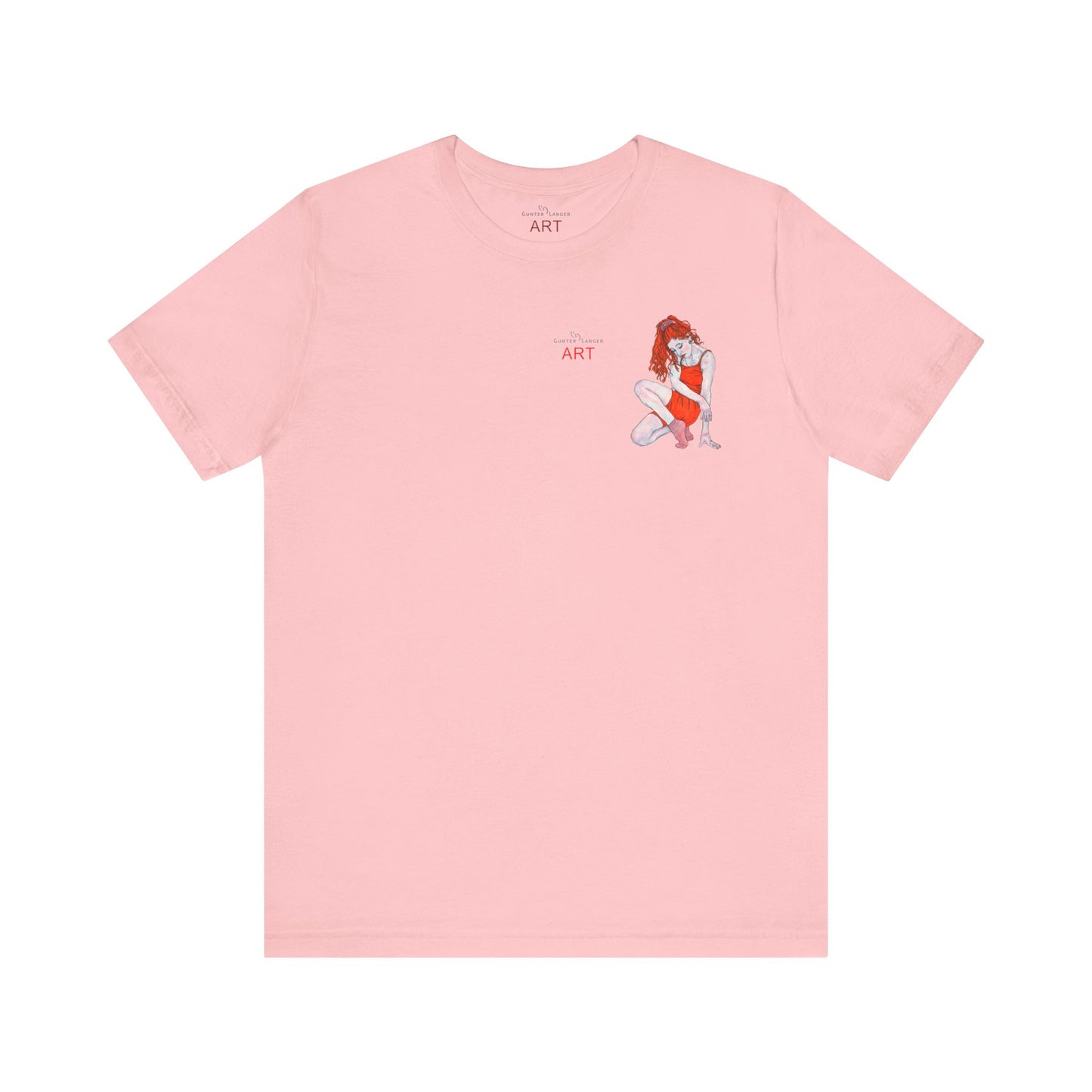 Unisex Jersey Short Sleeve Tee - Motiv: Front Julia, H12,5 cm