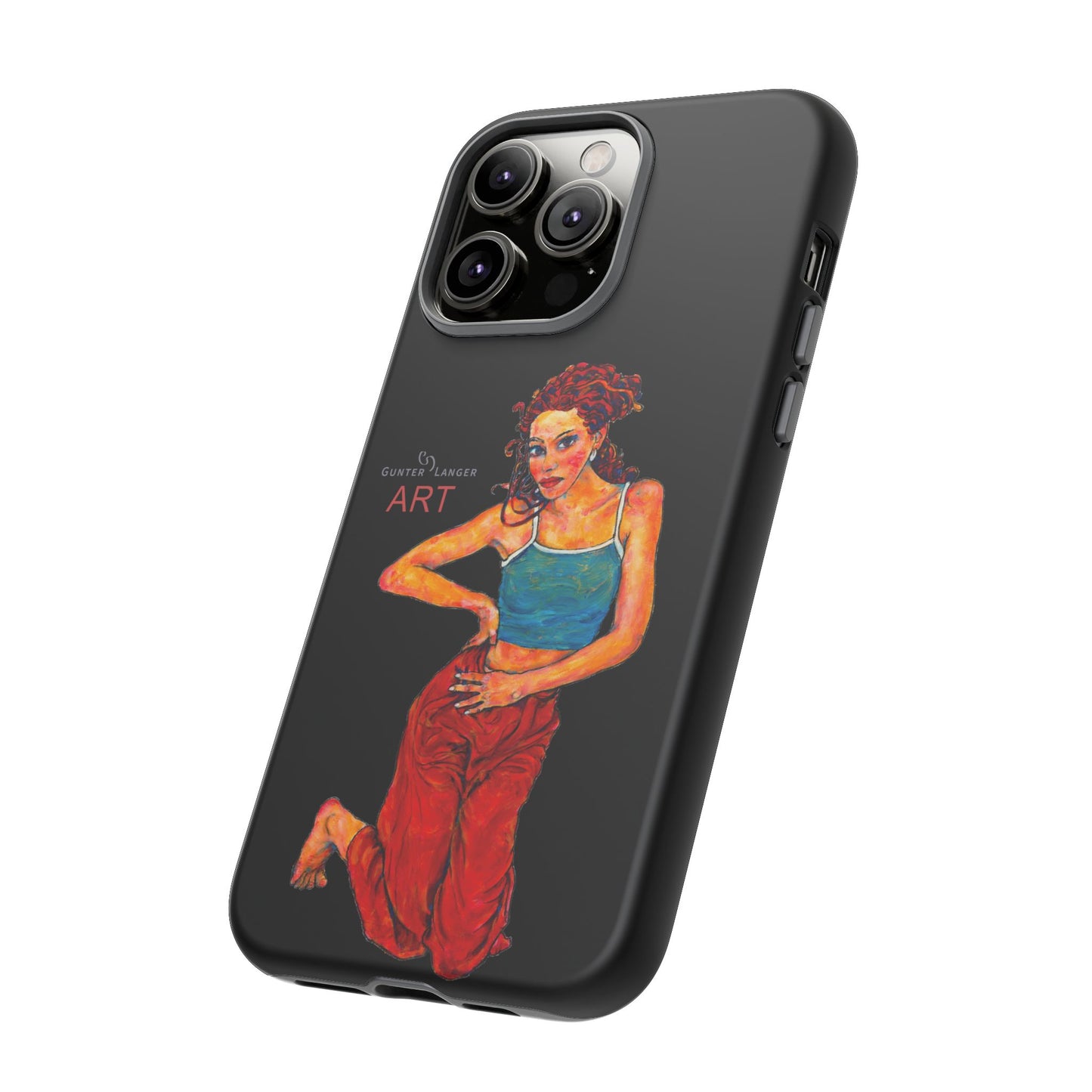 Tough Cases - iPhone - Motiv: Lea, Schwarz
