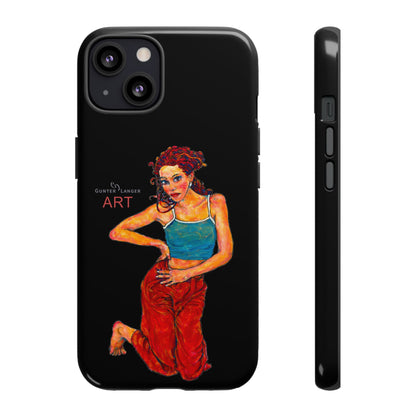 Tough Cases - iPhone - Motiv: Lea, Schwarz