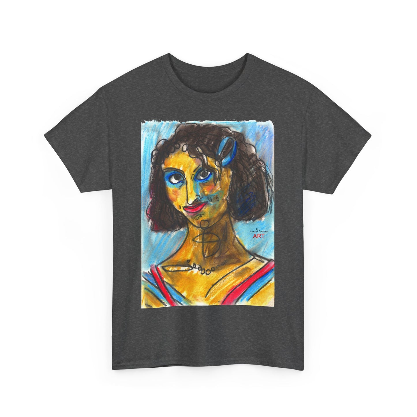 Unisex Heavy Cotton Tee - Motiv: Front Frechdax
