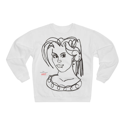 Copy of Unisex Crew Neck Sweatshirt (EU) - Motiv: Front Magda und Rückseite Magda, H 59 cm