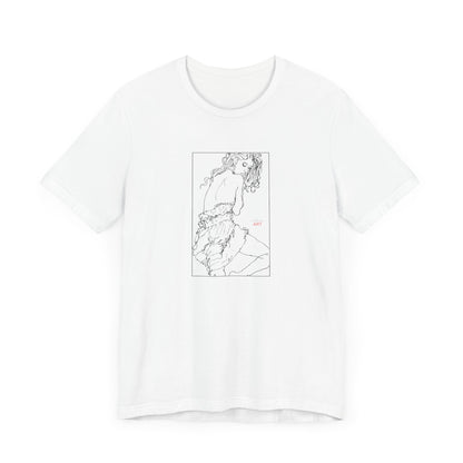 Unisex Jersey Short Sleeve Tee - Motiv: Front Giselle, im Kasten H 25 cm