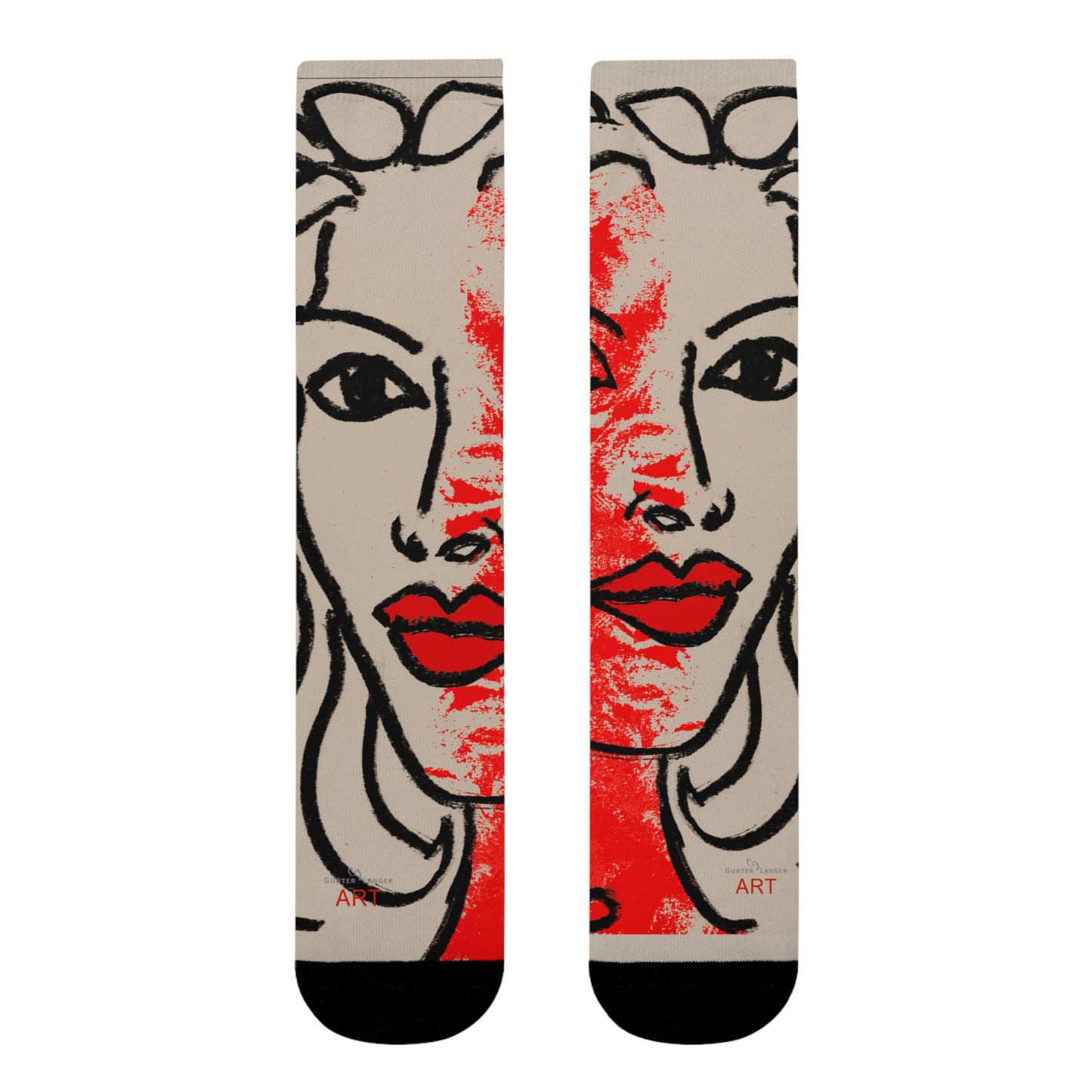 Sublimation Crew Socks (EU) - Motiv: Louisa S