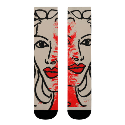 Sublimation Crew Socks (EU) - Motiv: Louisa S