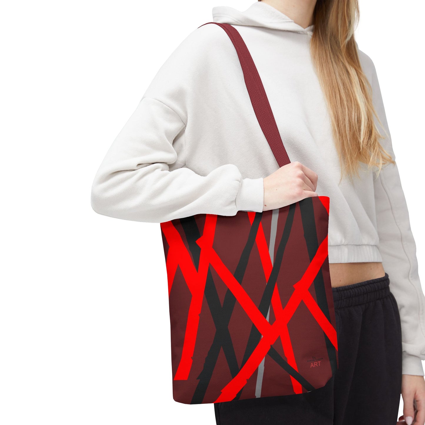 Tote Bag (AOP) - Motiv: Mikado, Rot