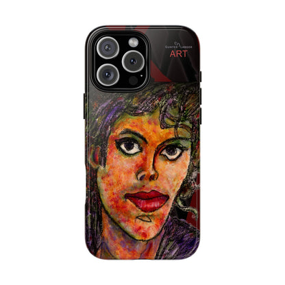 Tough Cases - iPhone - Motiv: MJ, Schwarz