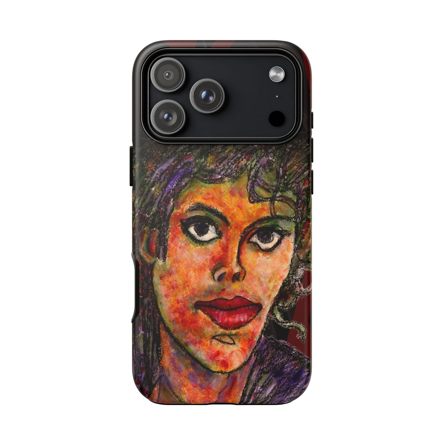 Tough Cases - iPhone - Motiv: MJ, Schwarz