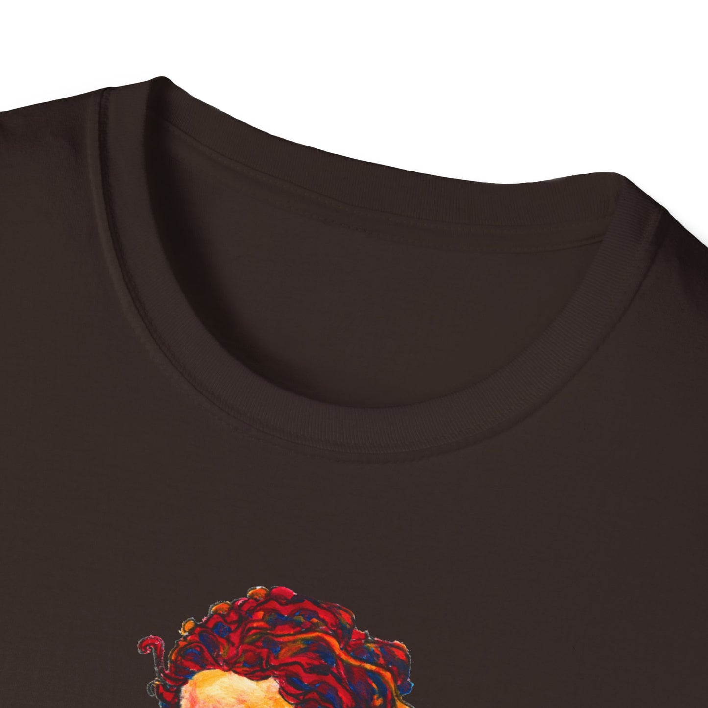 Unisex Softstyle T-Shirt - Motiv: Front Lea, H 45,2 cm