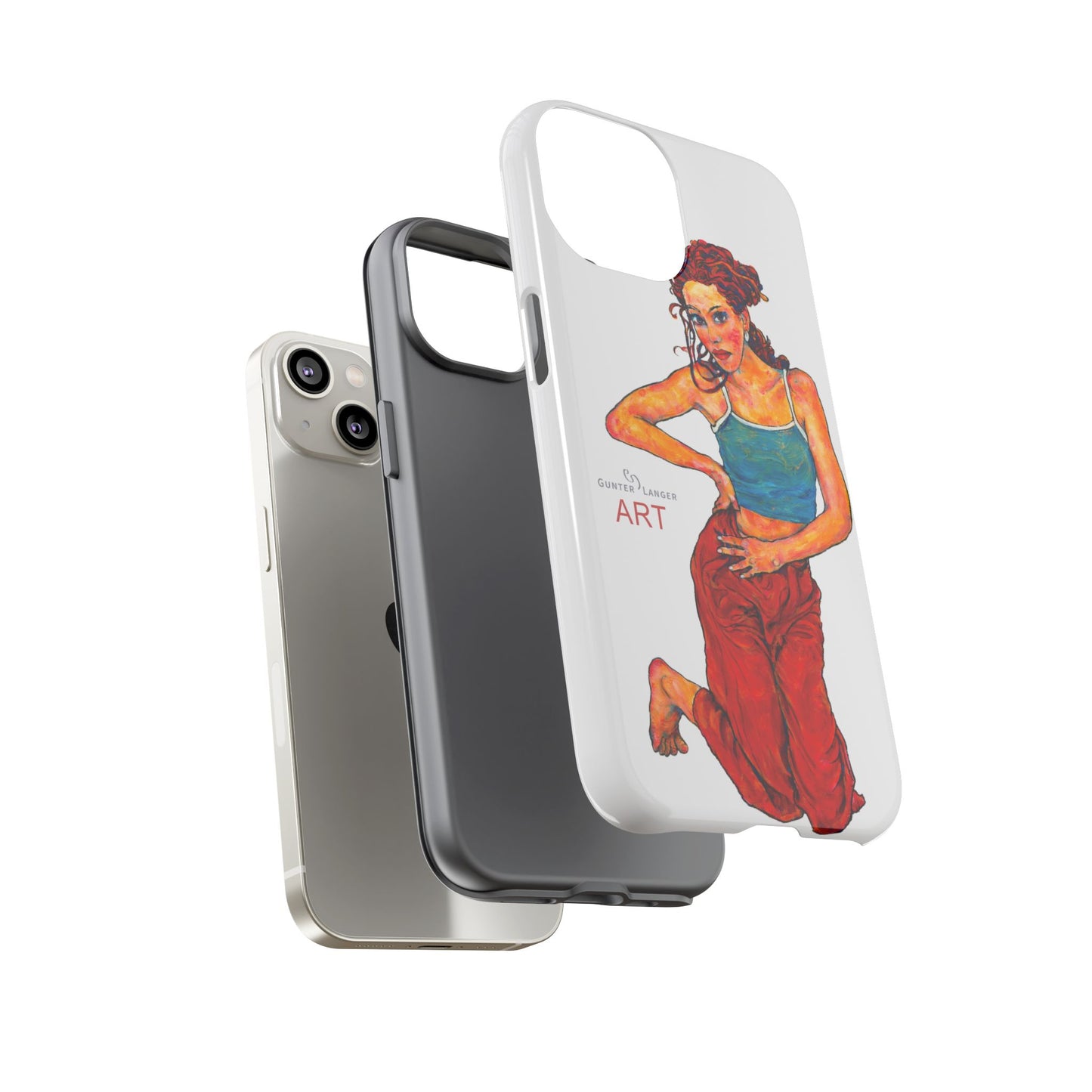 Tough Cases - iPhone - Motiv: Lea, Weiß