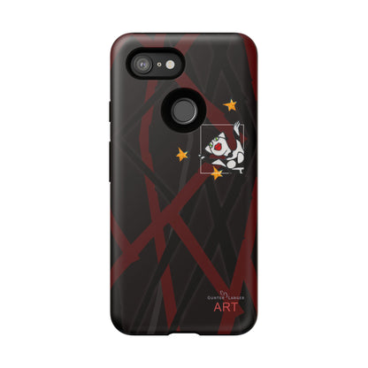 Tough Cases - Google Pixel - Samsung Galaxy - Motiv:  "Miau" klein H 8 cm, Sternenhimmel, Mikado3