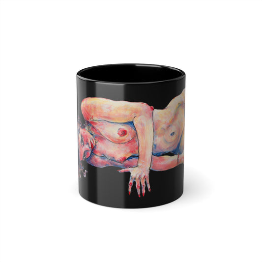 Black Coffee Cup, 11oz - Motiv: Anne