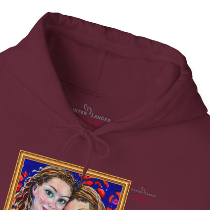 Unisex Heavy Blend™ Hooded Sweatshirt - Motiv: Front "Freundinnen" H 17,5 cm