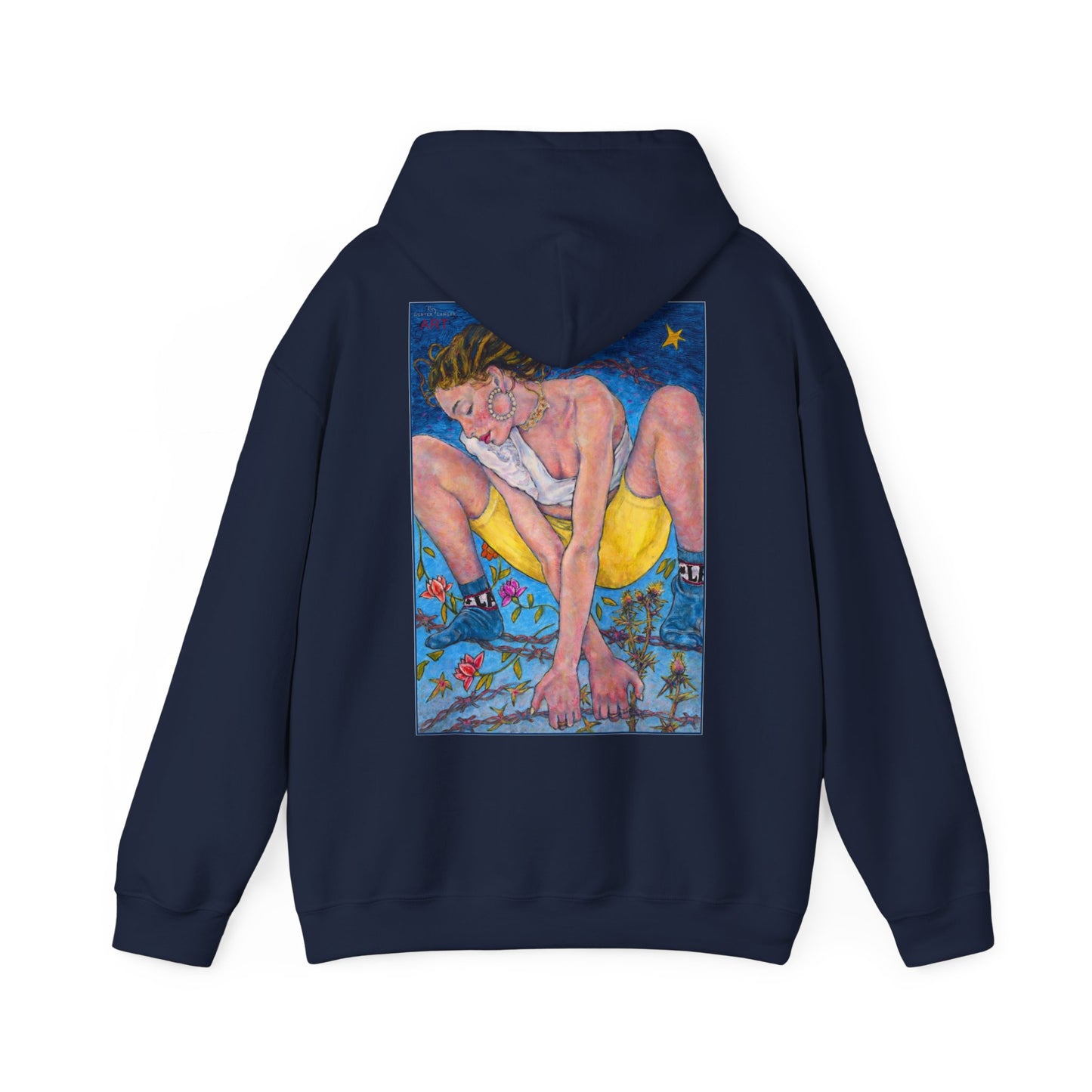 Unisex Heavy Blend™ Hooded Sweatshirt - Motiv: Rückseite "Alva", H43 cm