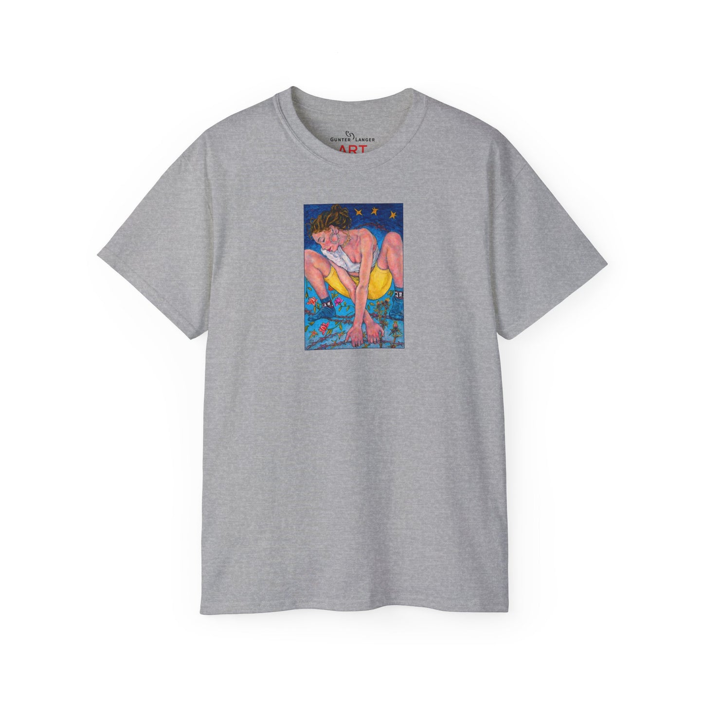 Unisex Ultra Cotton Tee - Motiv: Alva & Alva, Neck Label