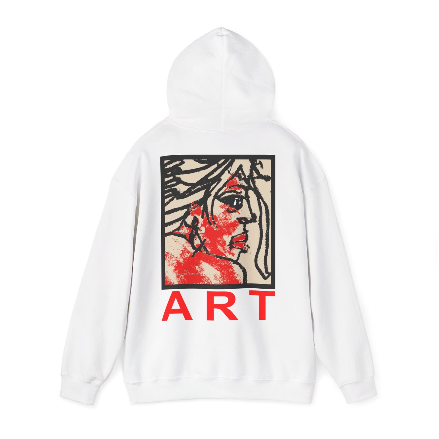 Unisex Heavy Blend™ Hooded Sweatshirt - Motiv: Rückseite "Ria", H43 cm