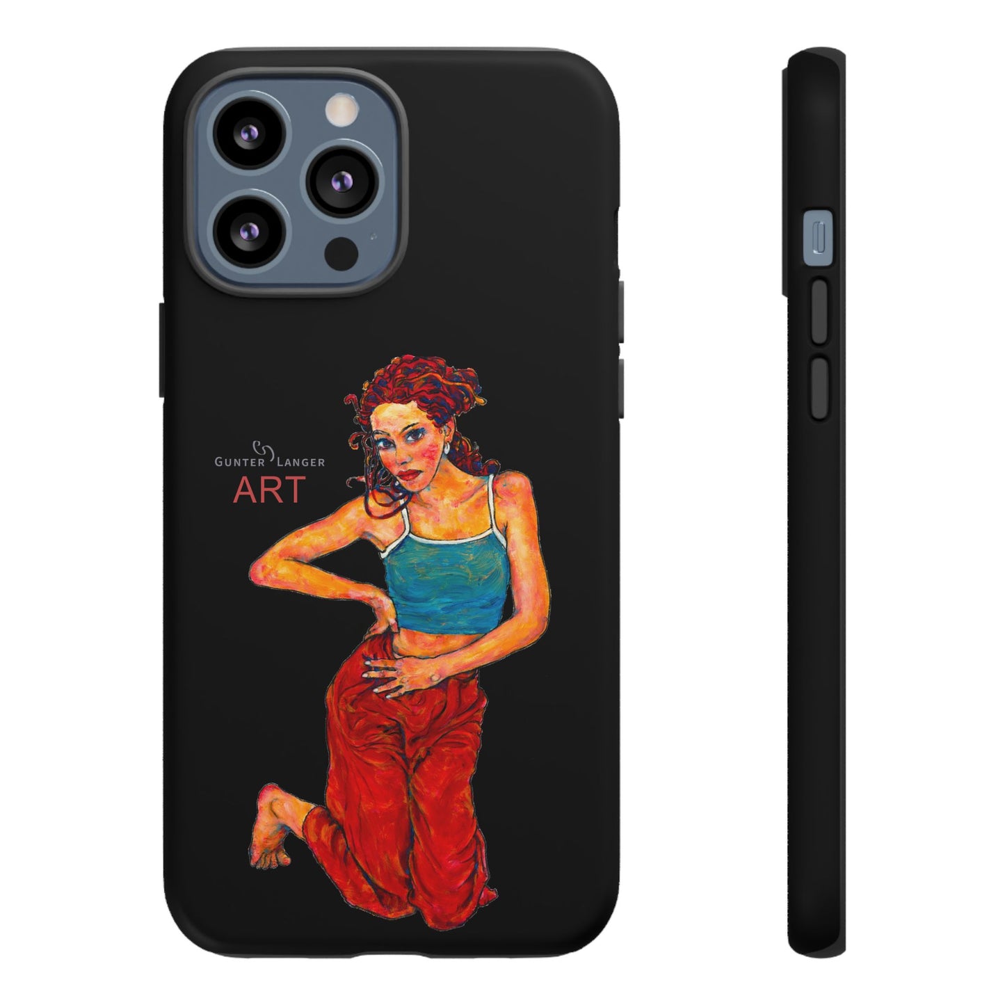 Tough Cases - iPhone - Motiv: Lea, Schwarz