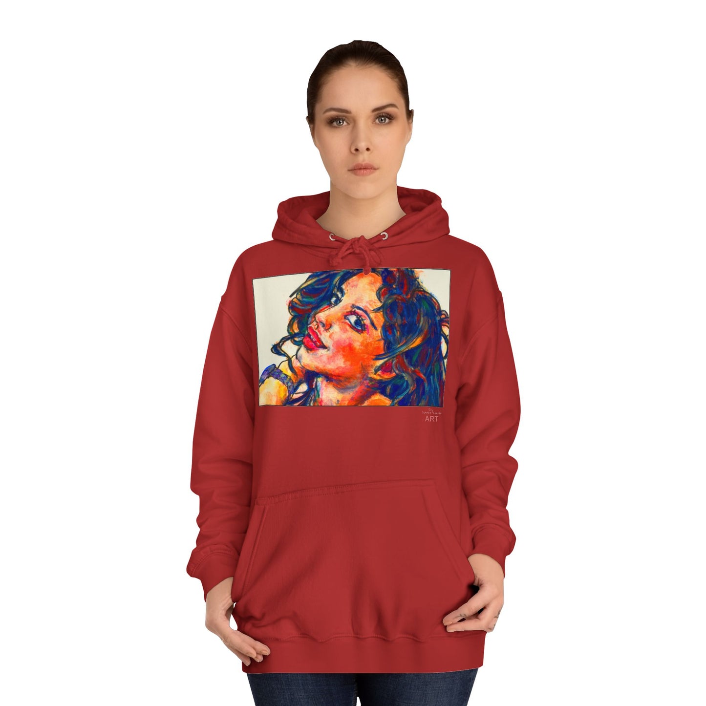 Unisex College Hoodie - Motiv: Frontseite Marlen