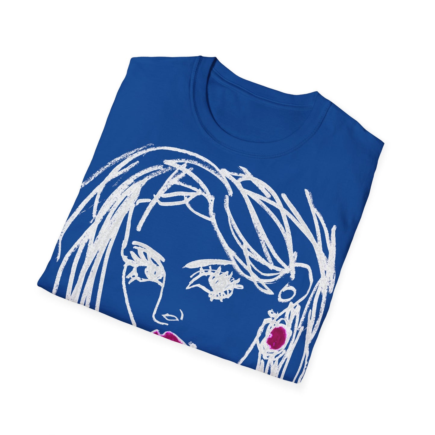 Unisex Softstyle T-Shirt - Motiv: Front Raja, H 49cm sw