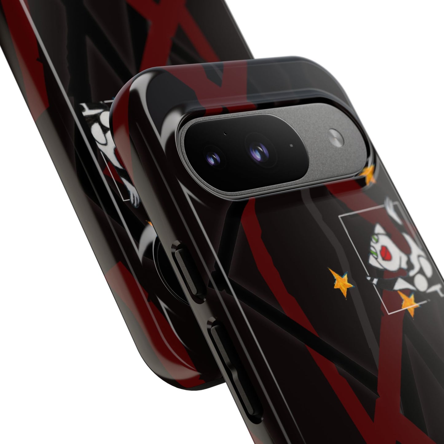 Tough Cases - Google Pixel - Samsung Galaxy - Motiv:  "Miau" klein H 8 cm, Sternenhimmel, Mikado3