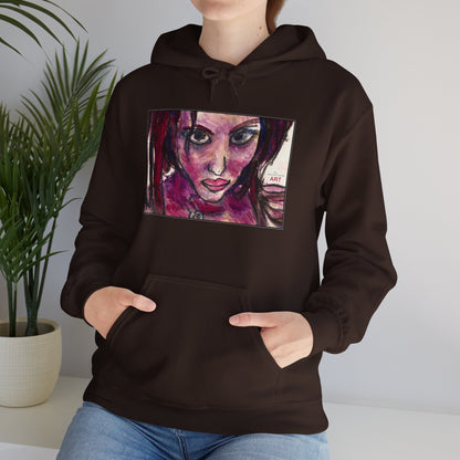 Unisex Heavy Blend™ Hooded Sweatshirt - Motiv Frontseite "Lola", H 19 cm