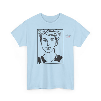 Unisex Heavy Cotton Tee  - Motiv: Front Lars, Kasten, H 33 cm