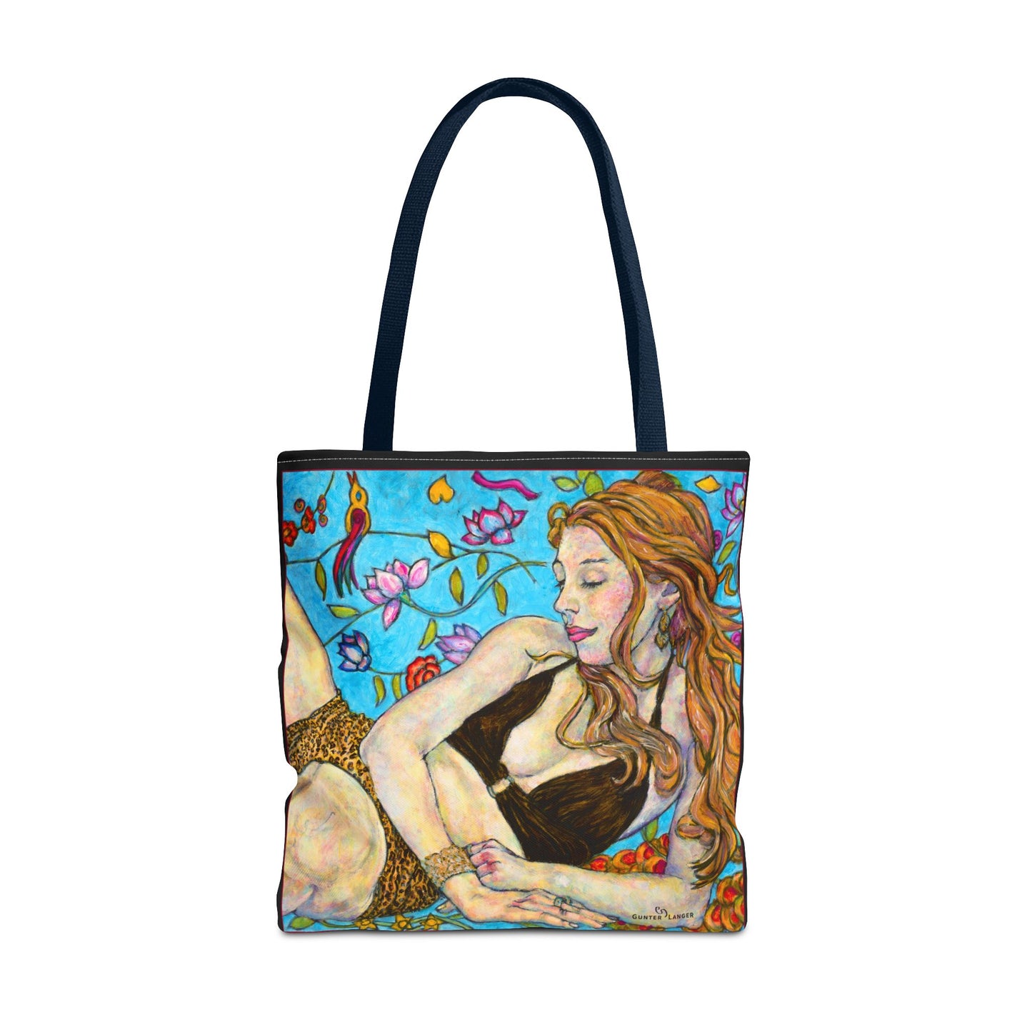 Tote Bag (AOP) - Motiv: Ida & Ida, Schwarz