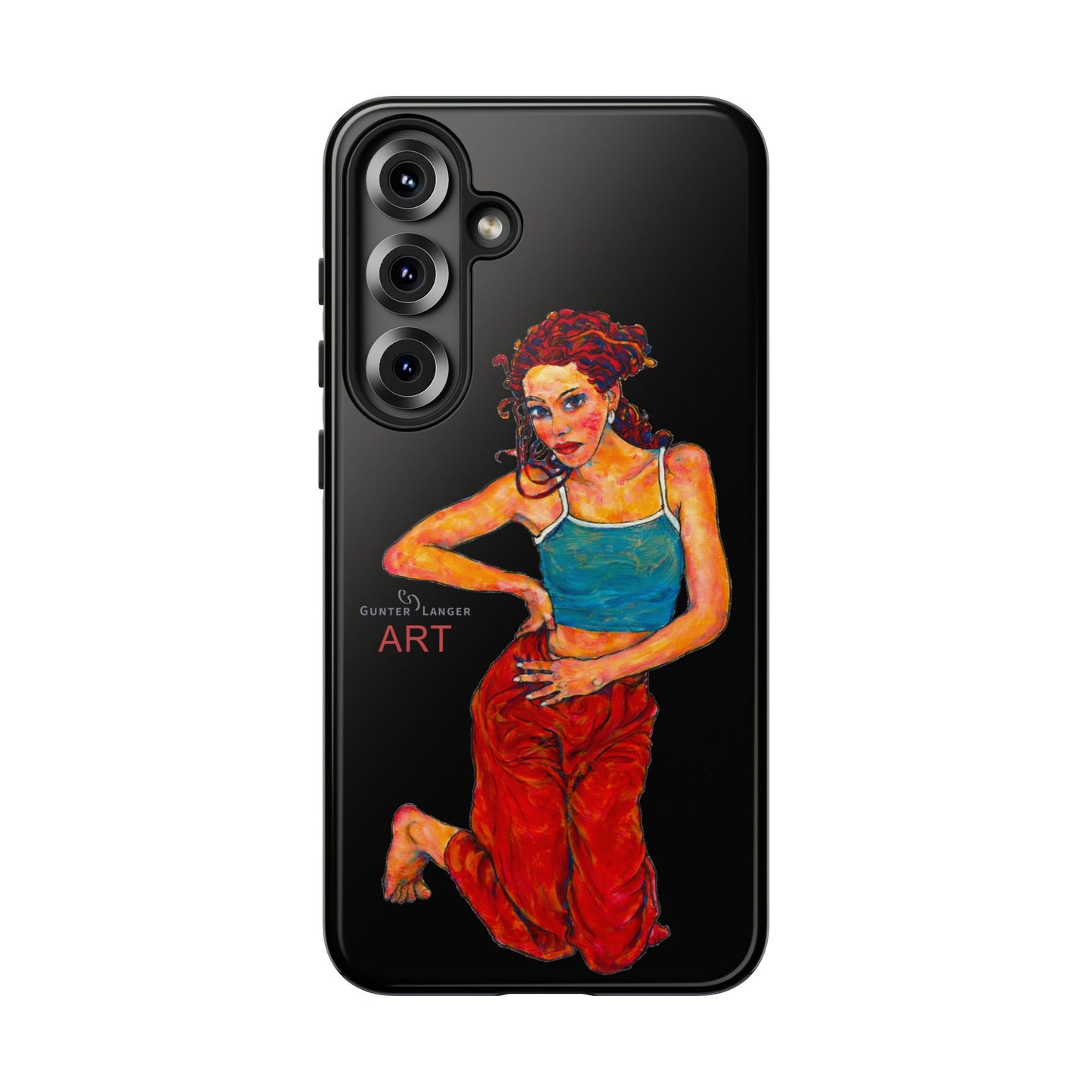 Tough Cases - Google Pixel - Samsung Galaxy - Motiv: Lea, Schwarz