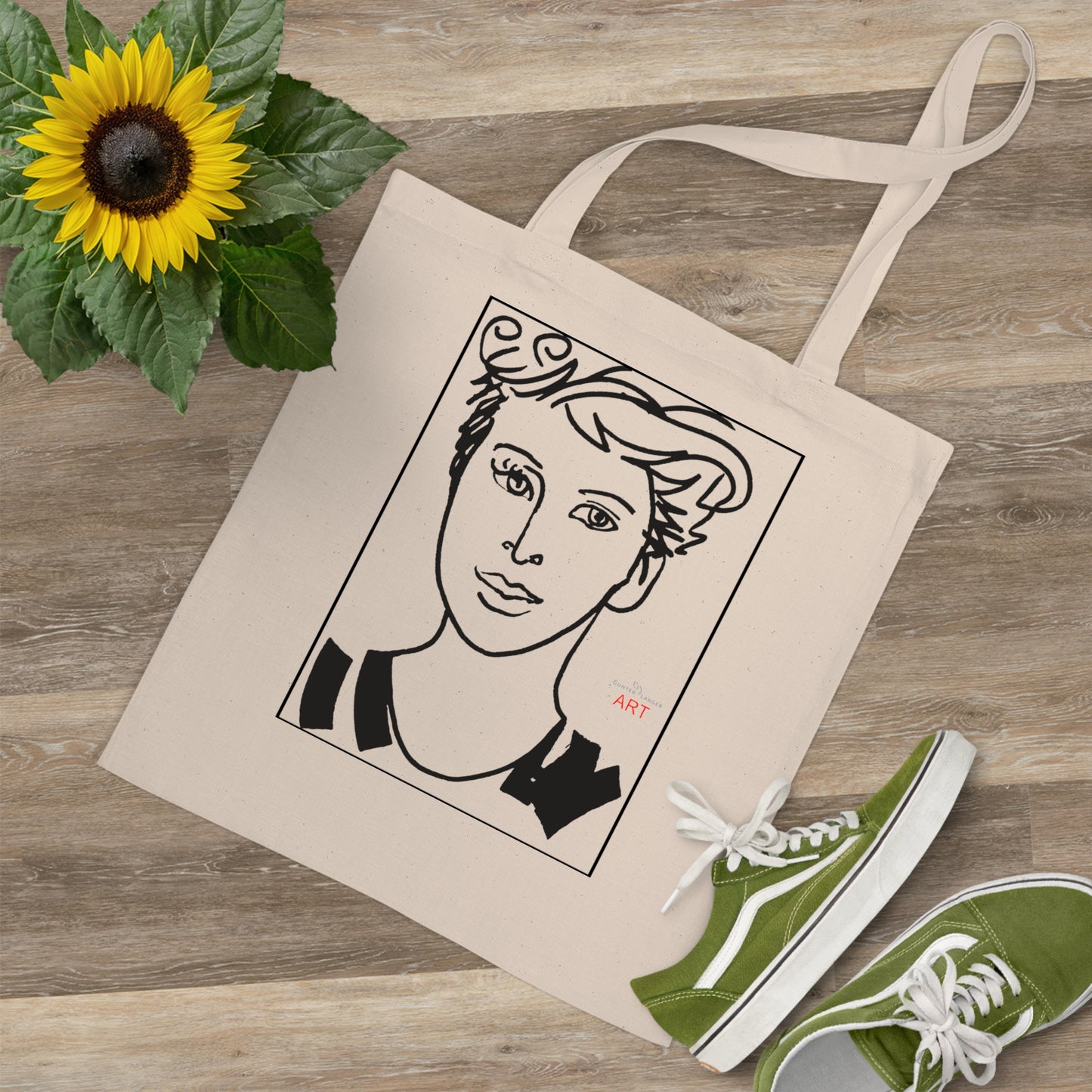 Tote Bag - Motiv: Lars, Kasten, einseitig bedruckt, H30,5 cm