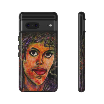 Tough Cases - Google Pixel - Samsung Galaxy - Motiv: MJ, Schwarz