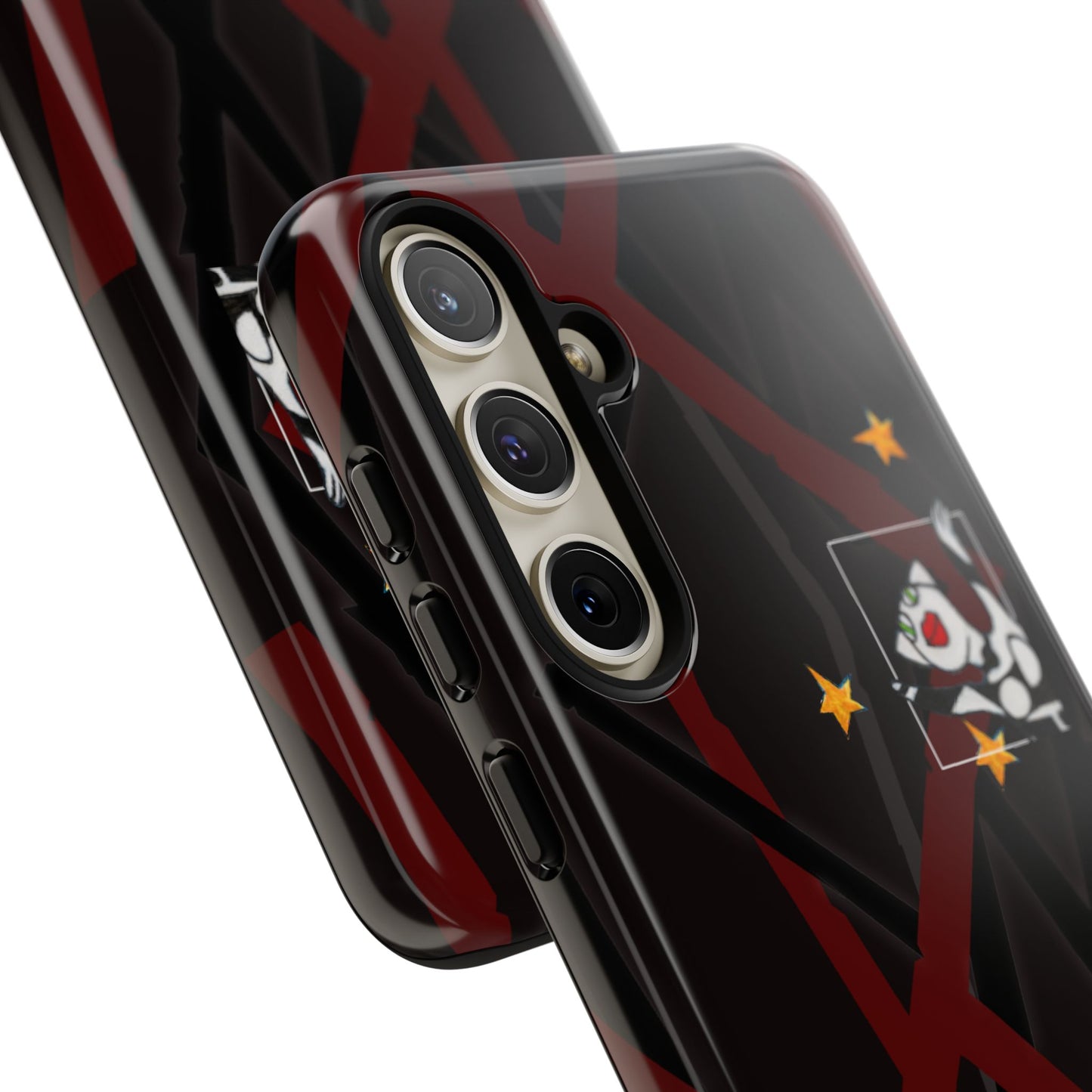 Tough Cases - Google Pixel - Samsung Galaxy - Motiv:  "Miau" klein H 8 cm, Sternenhimmel, Mikado3