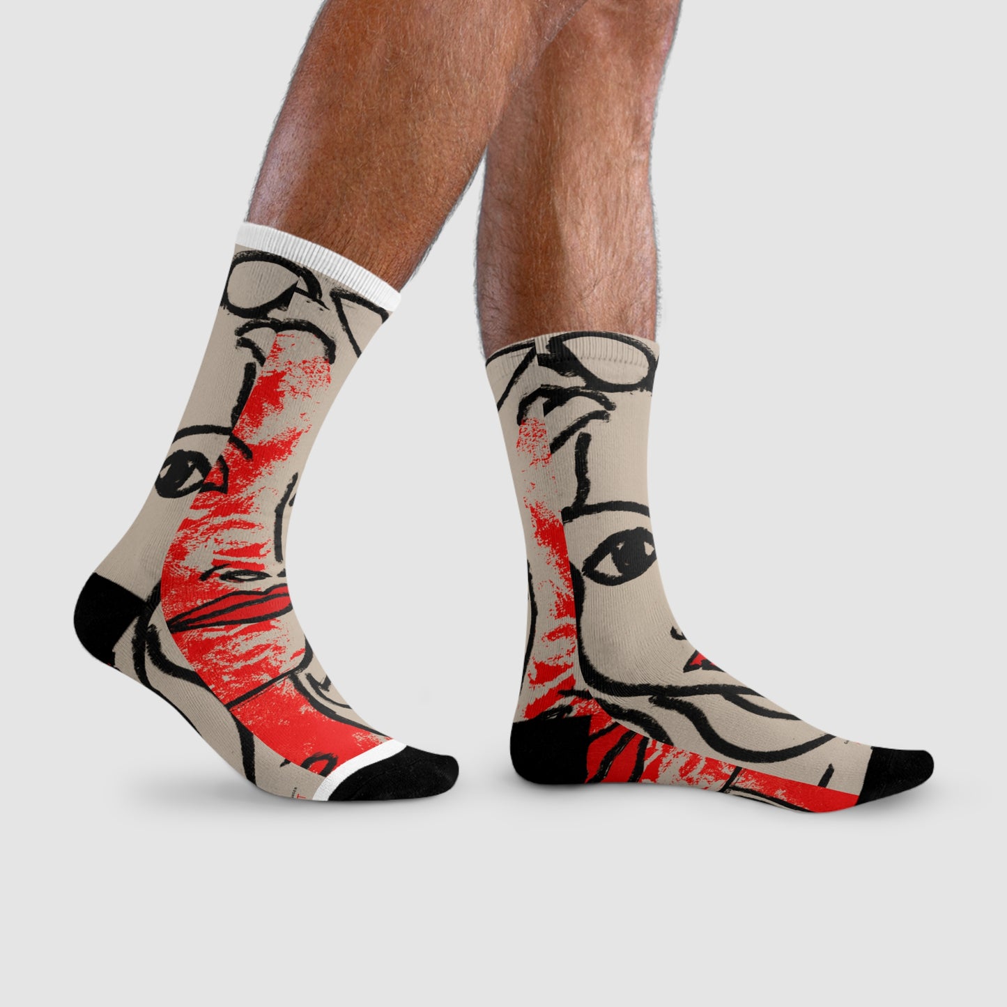 Sublimation Crew Socks (EU) - Motiv: Louisa M