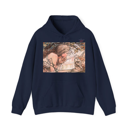 Unisex Heavy Blend™ Hooded Sweatshirt - Motiv:  Front Antonia