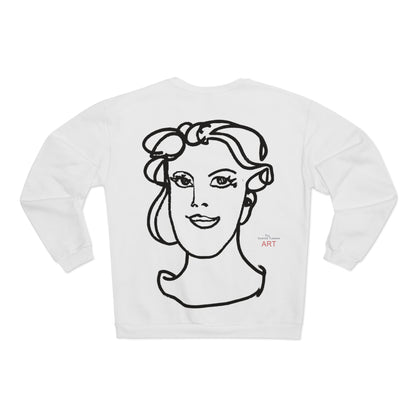 Unisex Crew Neck Sweatshirt (EU) - Motiv: Front Gia & Rückseite Gia