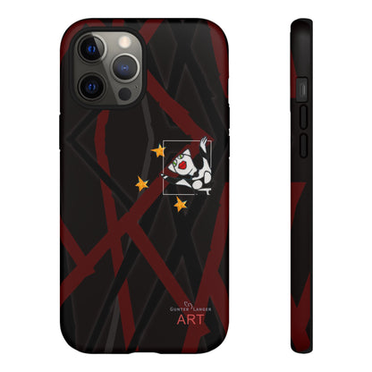 Tough Cases - iPhone - Motiv:  "Miau" klein H 8 cm, Sternenhimmel, Mikado3