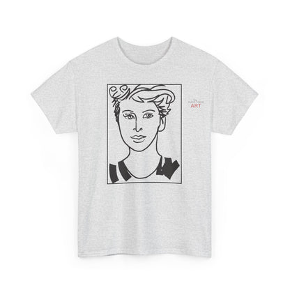 Unisex Heavy Cotton Tee  - Motiv: Front Lars, Kasten, H 33 cm