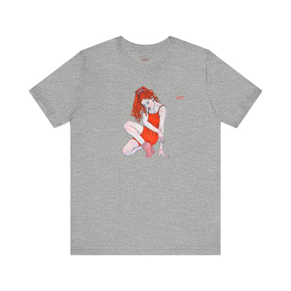 Unisex Jersey Short Sleeve Tee - Motiv: Front Julia, H 25 cm
