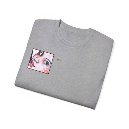 Unisex Ultra Cotton Tee - Motiv: Front Annette (Ausschnitt) & Rückseite Annette