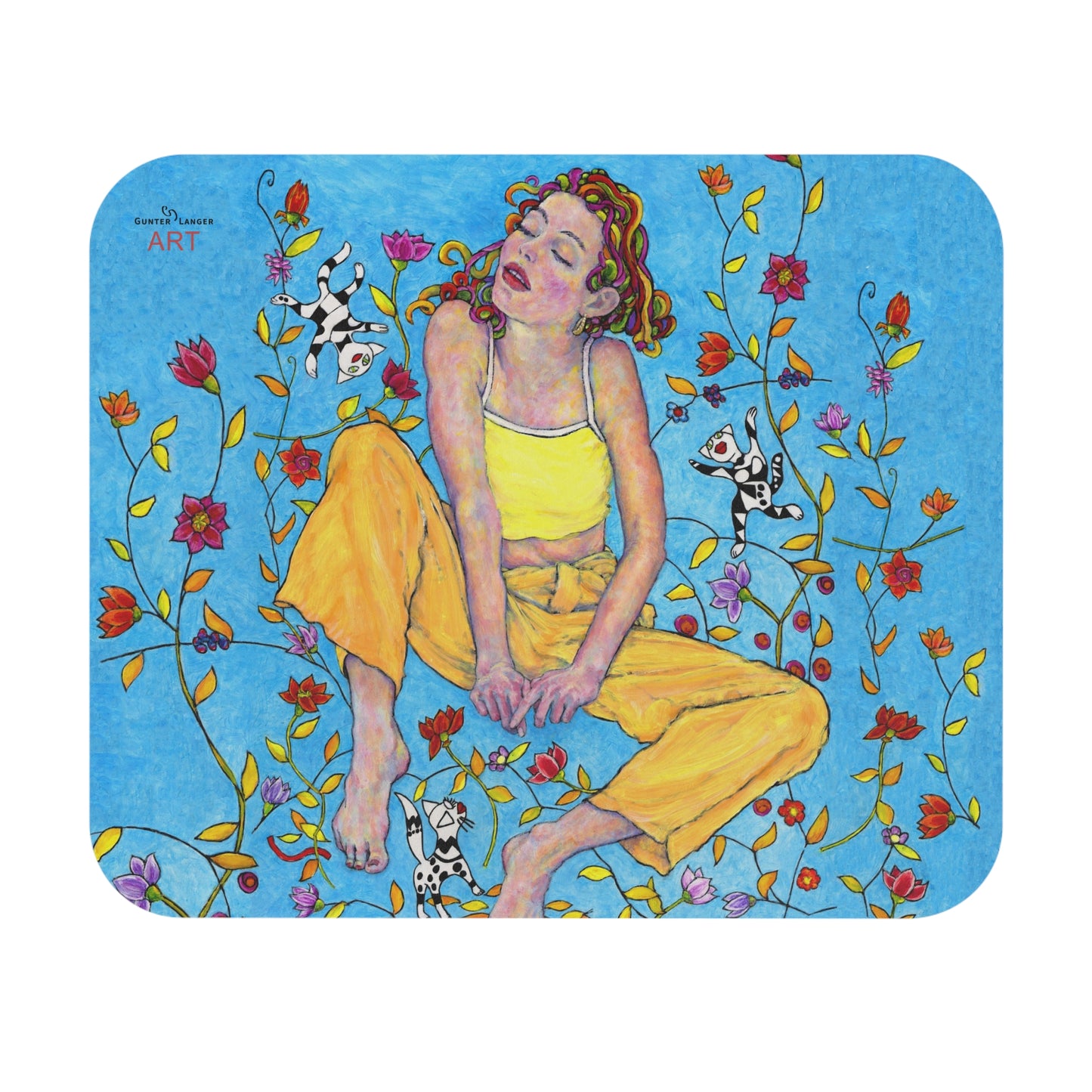 Mouse Pad (Rectangle) - Motiv: Carolin